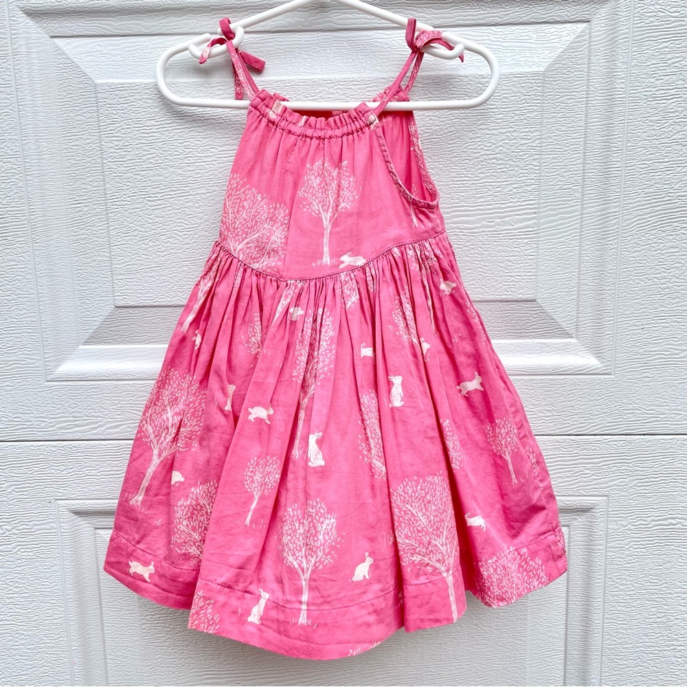 STUNNING Easter dress Beatrix Potter for Baby Gap pink bunny dress. 18-24.